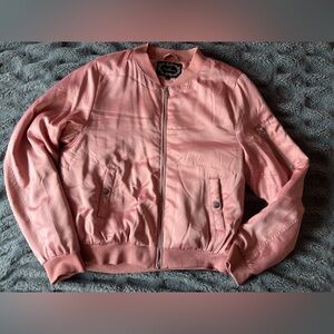 Ambiance Light Pink Bomber Jacket